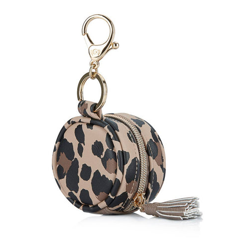 Charm Pod Keychain - Leopard