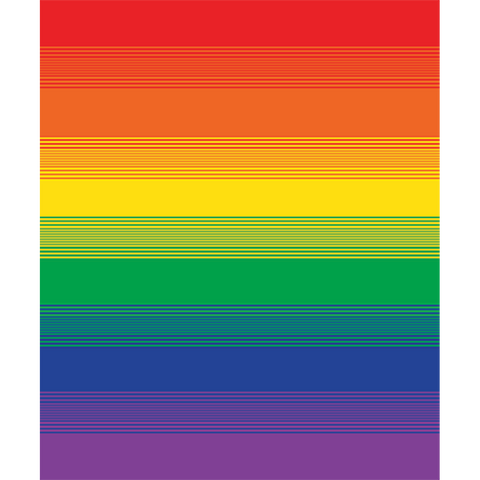 Throw Blanket - Rainbow Ombré (Standard 50" x 60")