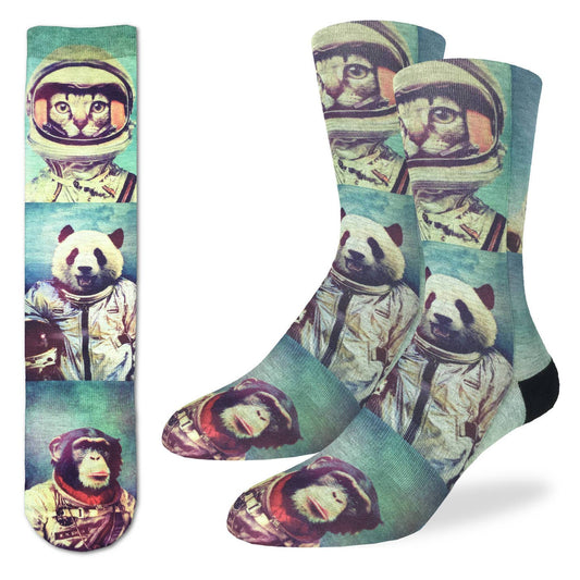 Men's Socks - Animal Astronauts