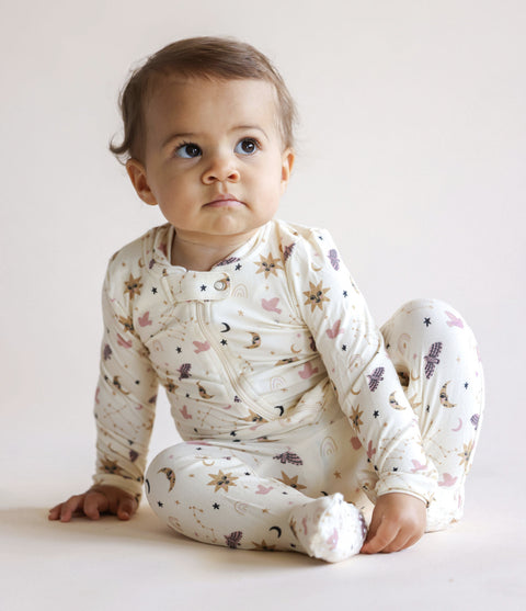 Footie (cremallera) - Eres mi sol, mi luna y mis estrellas