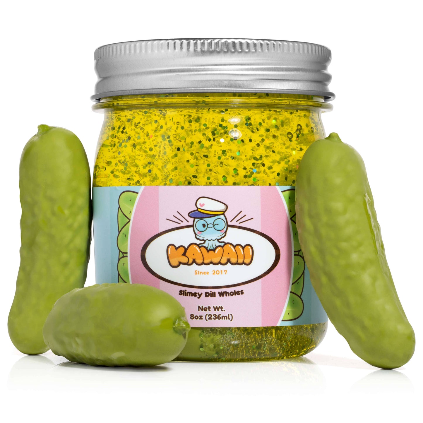 Slime - Clear Shimmery Pickle
