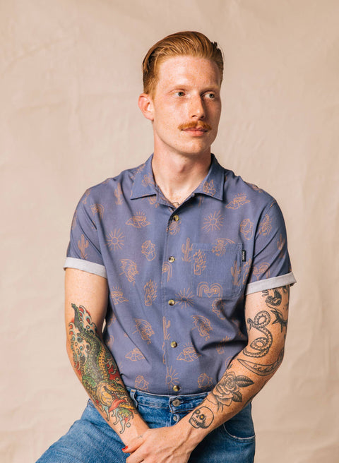 Button Up Shirt (Mens) - Adios Burritos