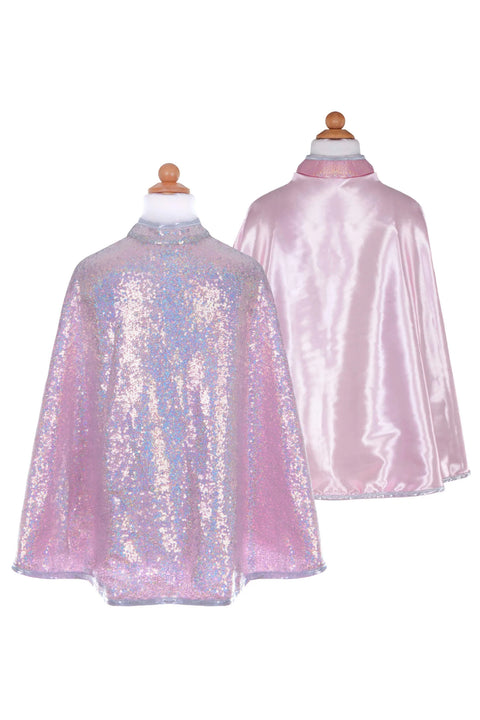 Dress Up - Silver Sequins Reversible Cape
