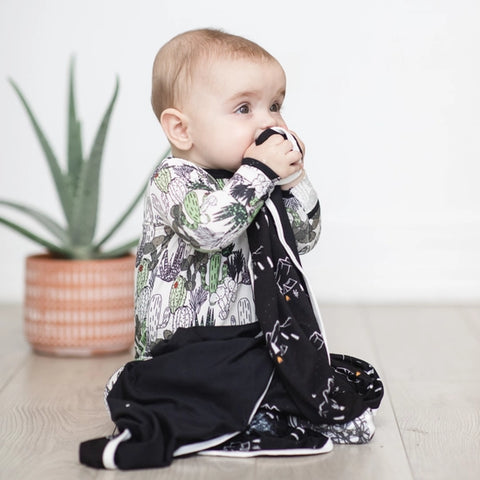 Footie (Zipper) - Cactus