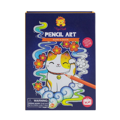 Activity Book - Blend + Shade Pencil Art
