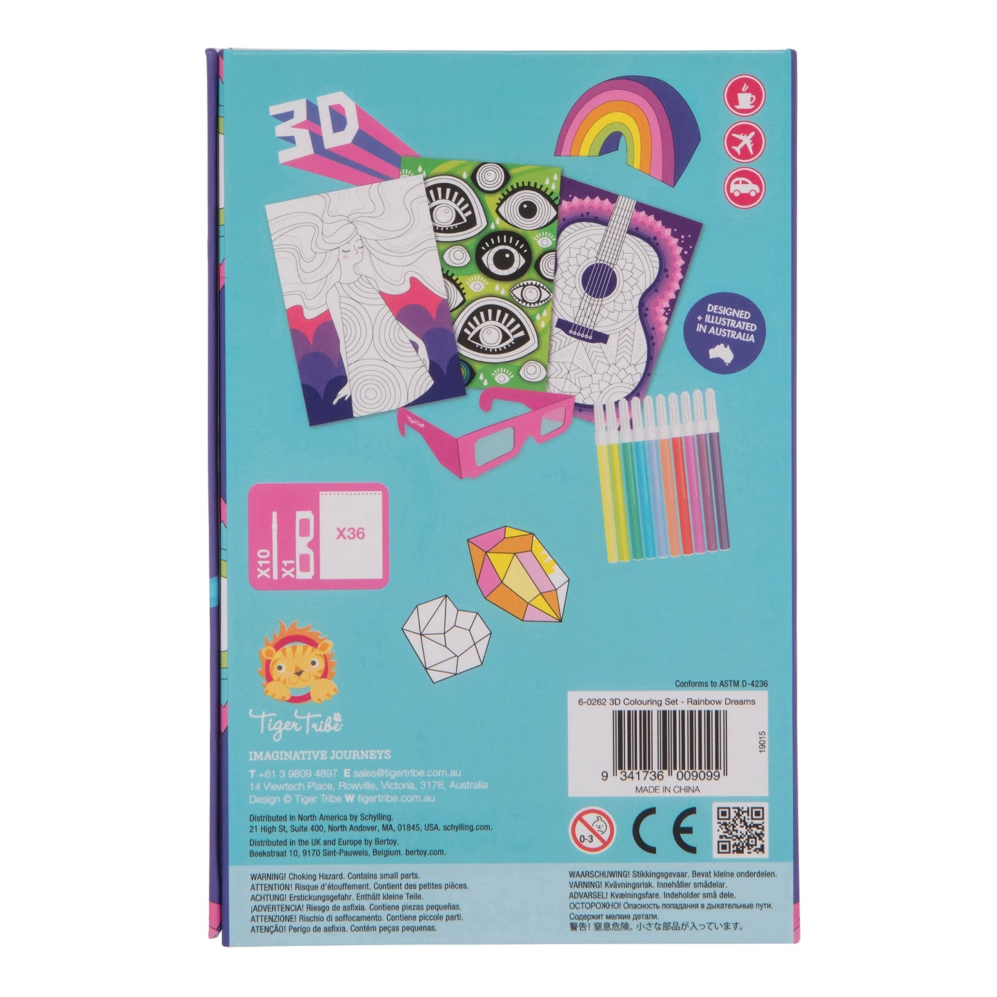 Activity Book - Rainbow Dream 3D Coloring Set