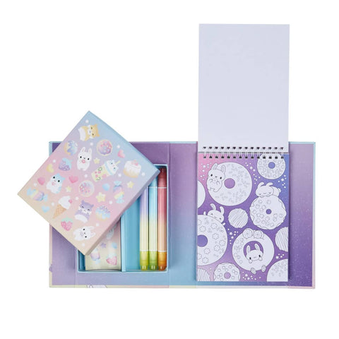 Coloring Set - Pastel Kawaii Cafe