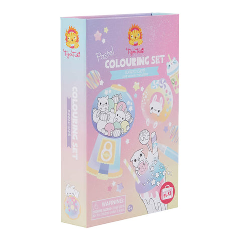 Coloring Set - Pastel Kawaii Cafe