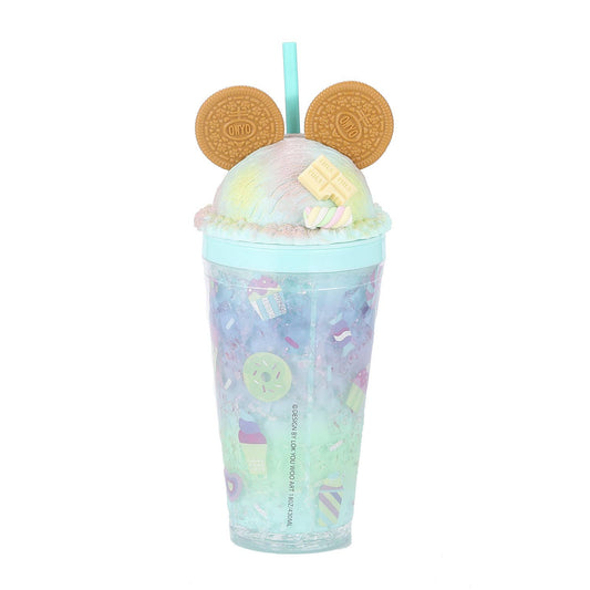Tumbler - Cookie Mouse Ear Sweets Rainbow (Blue)