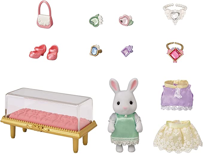 Calico Critters - Fashion Play Set: Jewels & Gems Collection