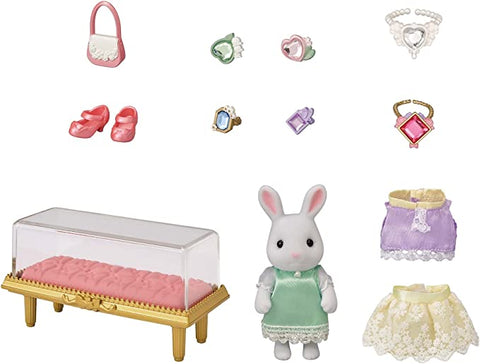 Calico Critters - Fashion Play Set: Jewels & Gems Collection (Retired)