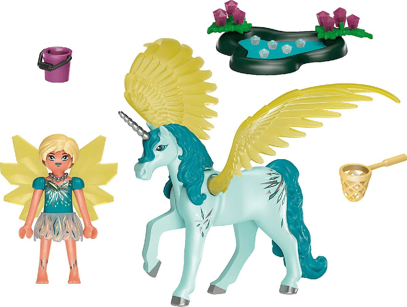 Playmobil - Hada de Cristal con Unicornio 