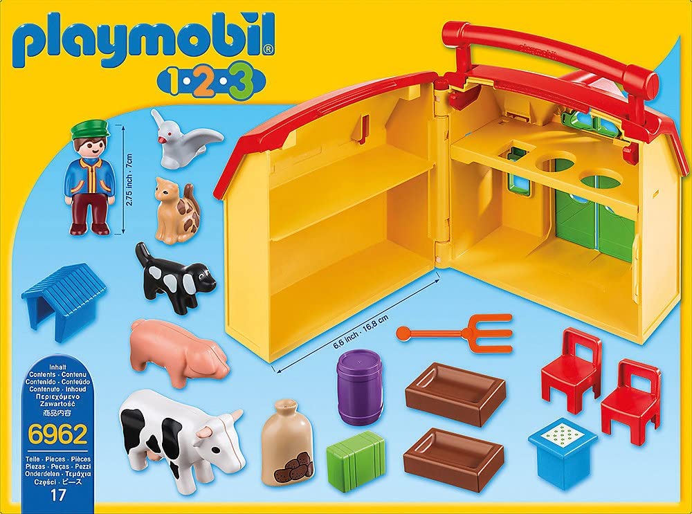 Playmobil - 1.2.3. Take Along Barn