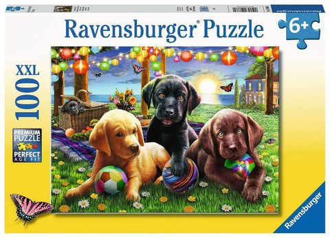 Puzzle - Puppy Picnic (100pc XXL)
