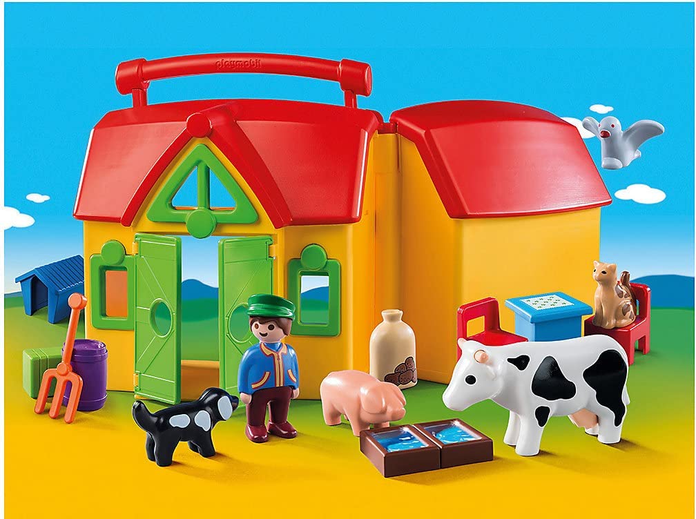 Playmobil - 1.2.3. Take Along Barn