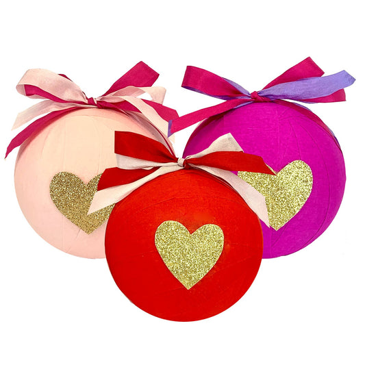 Deluxe Surprise Ball - Romance Glitter Heart - Assorted Colors