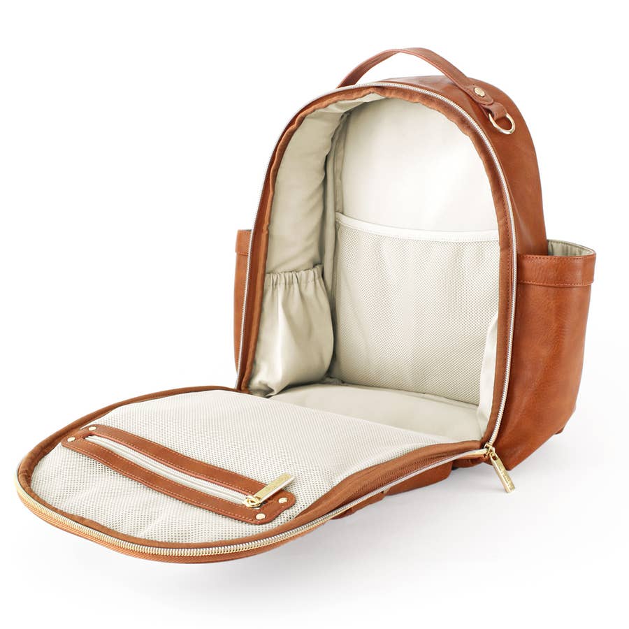 Diaper Bag Mini Backpack - Cognac