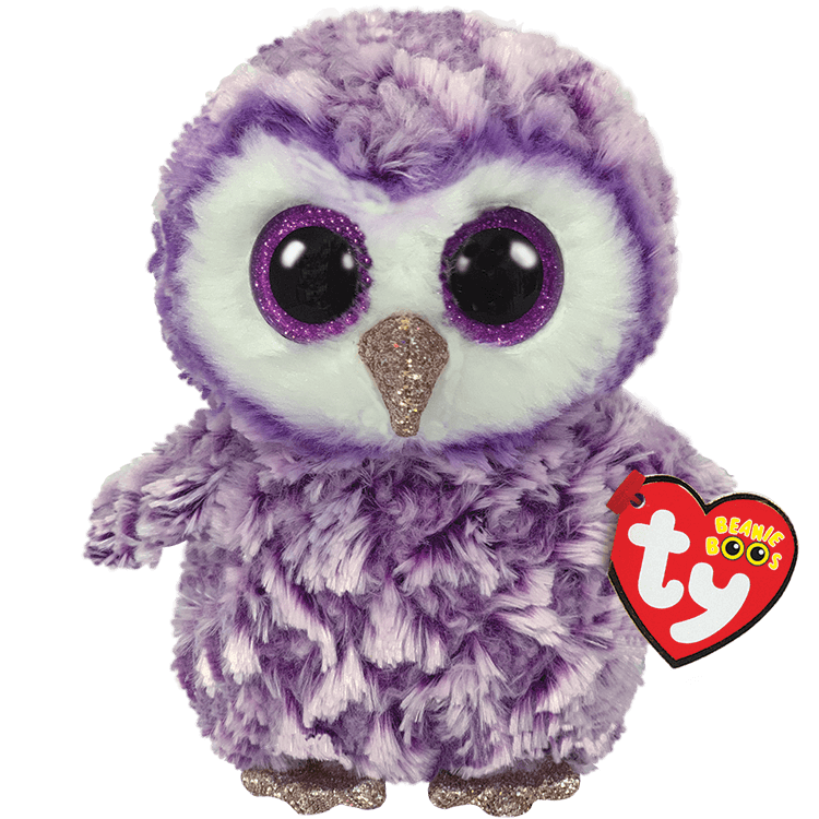 Stuffed Animal - Moonlight Purple Owl (Medium)