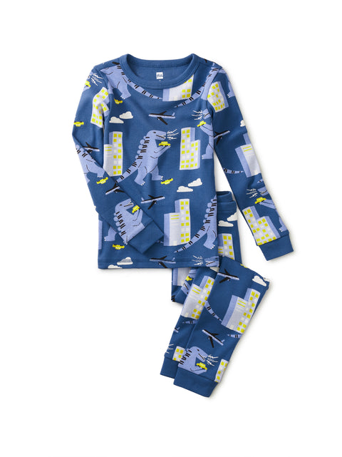 Last One - Size 5Y: 2 Piece Pajama (Long Sleeve) - Metro Dinos
