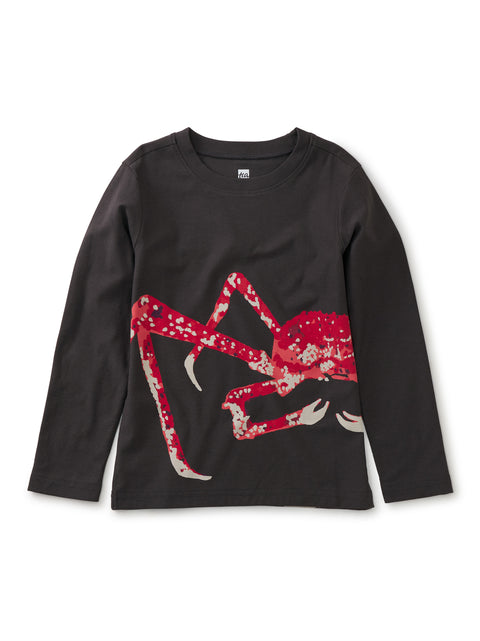 LAST ONE - Size 2T: Tee (Long Sleeve) - Spider Crab