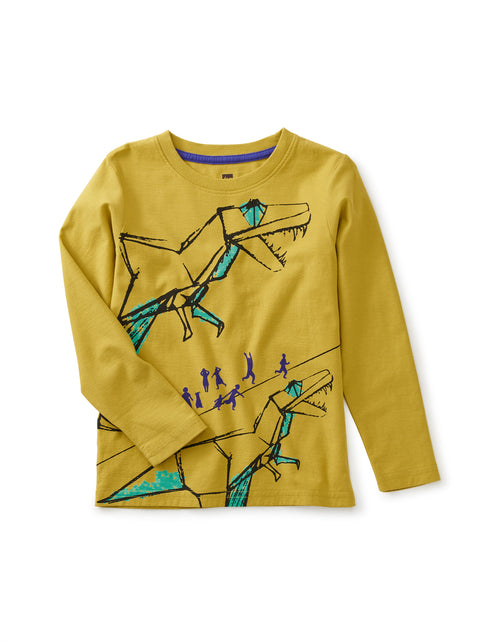 Tee (Long Sleeve) - Origami Dinos