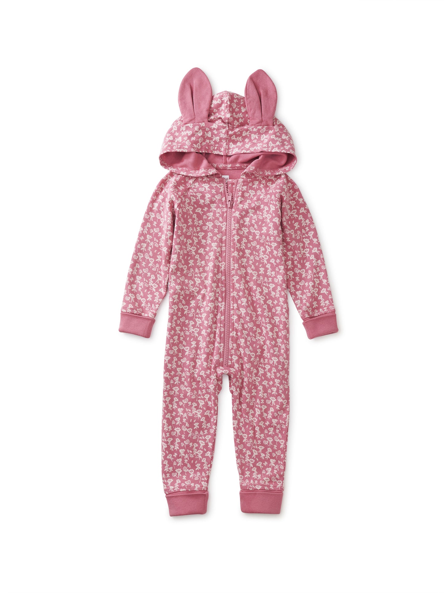 Hooded Baby Romper With Ears - Tiny Lotus