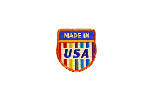 Patch - Made In USA Rainbow Embroidered