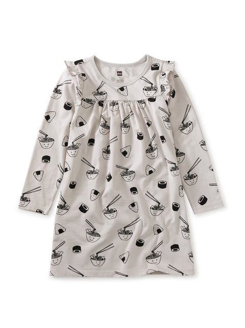 Mighty Mini Dress (Long Sleeve) - Sushi & Ramen