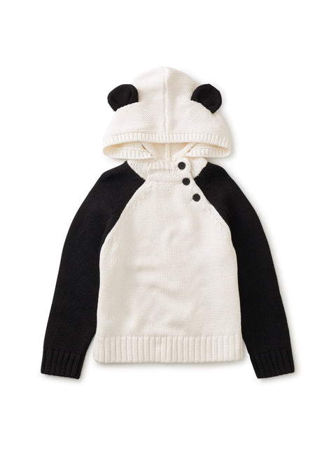 Hooded Cardigan - Panda