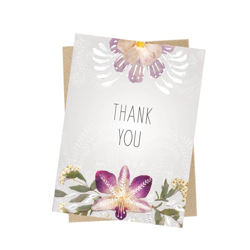 Mini Card - Orchid Lace Thank You