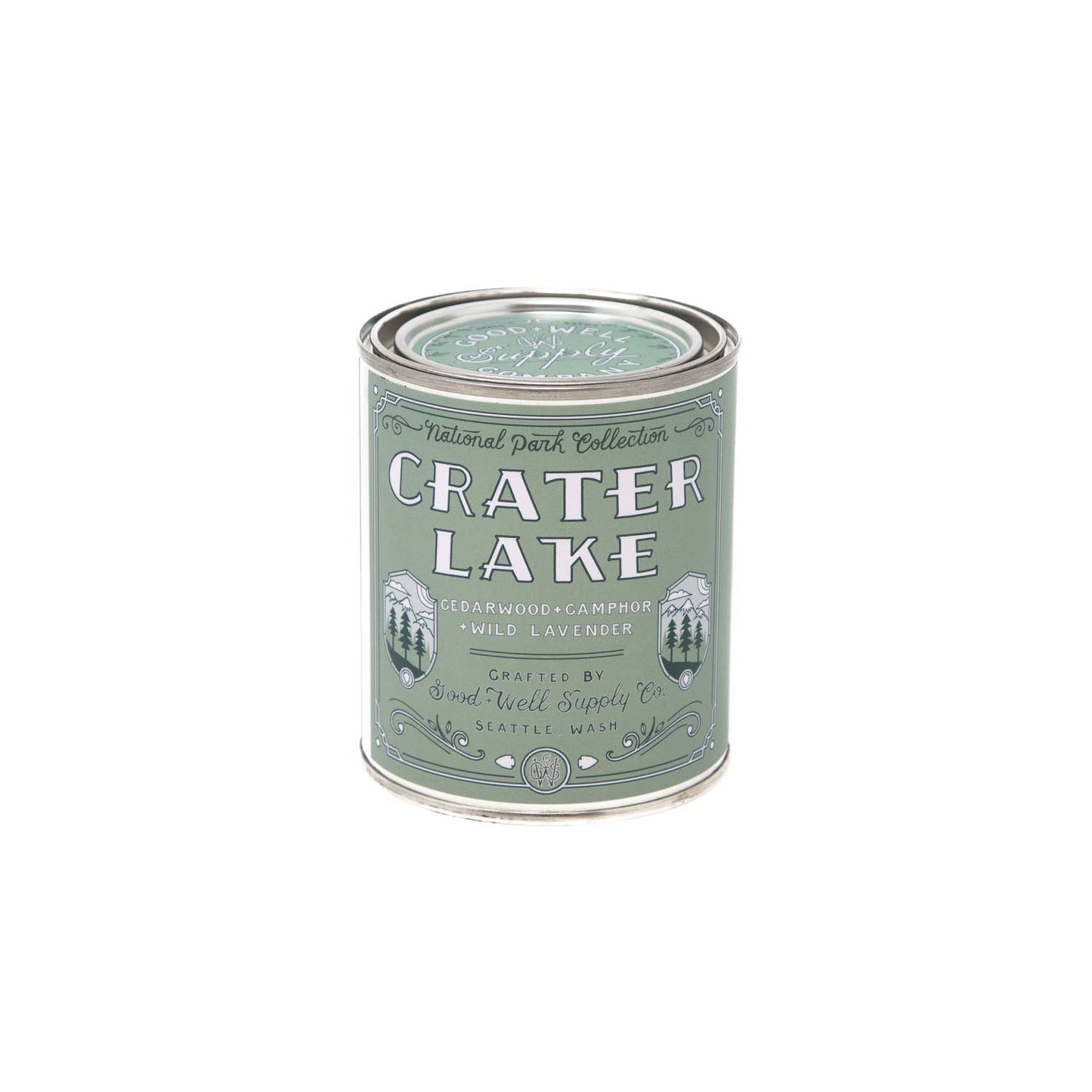 Candle - Crater Lake: Wild Lavender, Cedar + Camphor 8oz.