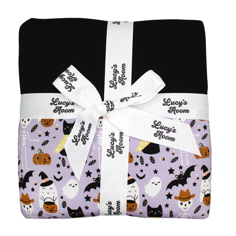 Quilt (Twin) - Spooky Cute Purple