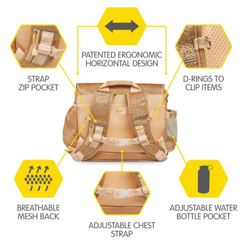 Backpack - Sparkalicious Gold (Medium)