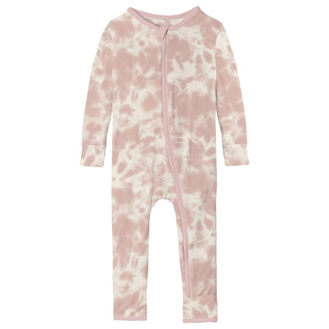 Coverall (Snaps/Zipper) - Baby Rose Tie Dye