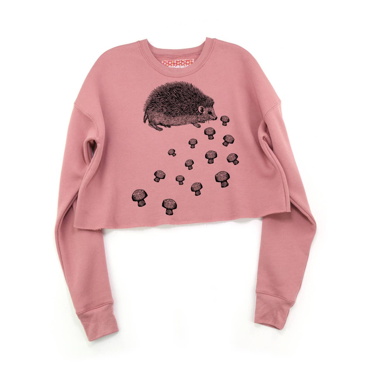 LAST ONE: XL - Sweatshirt (Pullover Fleece) - Hedgehog Chloe Crop