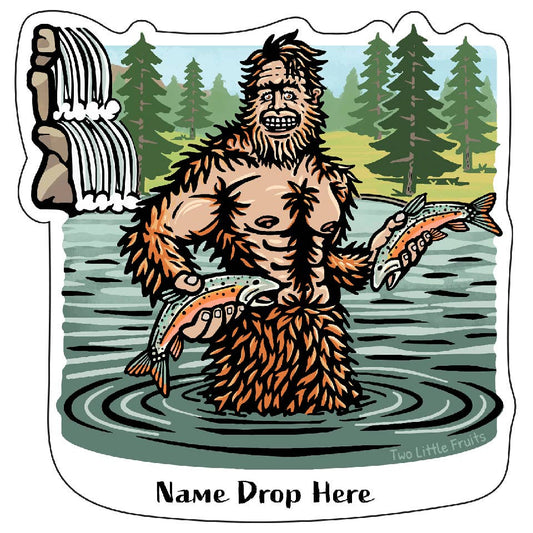 Sticker - Sasquatch: Oregon Coast, Newport