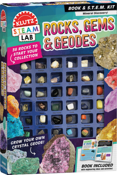 Activity Book - Rocks, Gems & Geodes