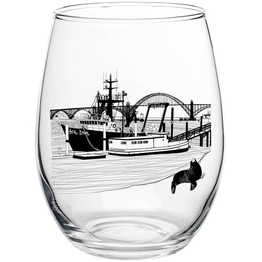 Wine Glass (Stemless) - Sea Lion's Port