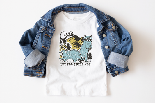 Youth Tee (Short Sleeve) - Cute But I’ll Fight You