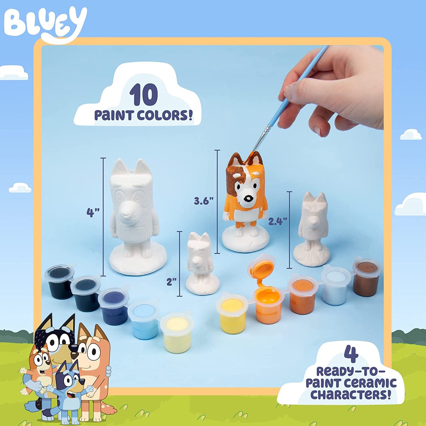 Bluey - Paint Your Own Figurines