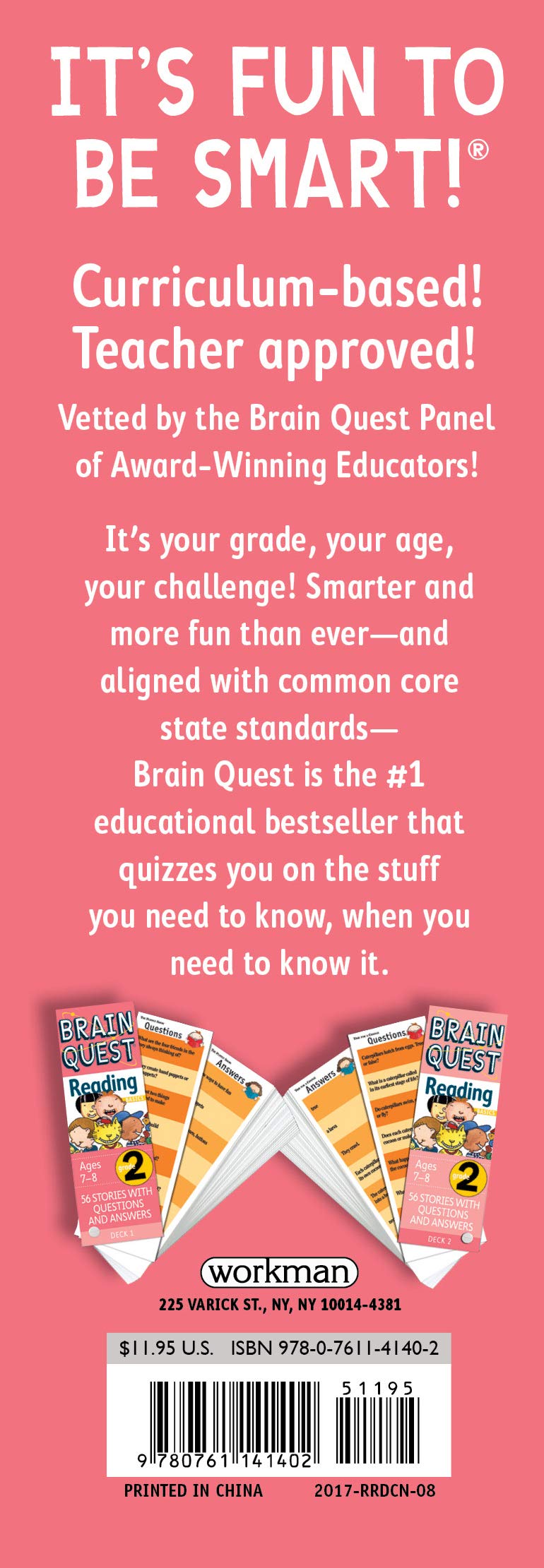 Brain Quest - Reading Cards (Grade 1 Thru Grade 3)