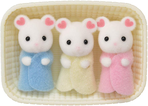 Calico Critters - Marshmallow Mouse Triplets