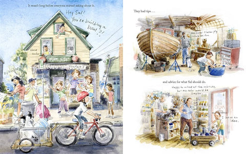 Book (Hardcover) - Sal Boat