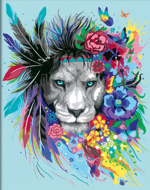 Paint By Number - Boho Lion