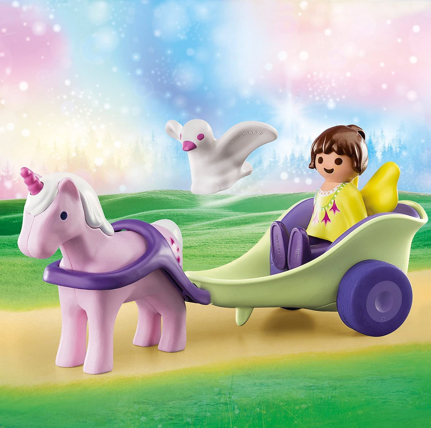 Playmobil - 1.2.3 Unicorn With Fairy