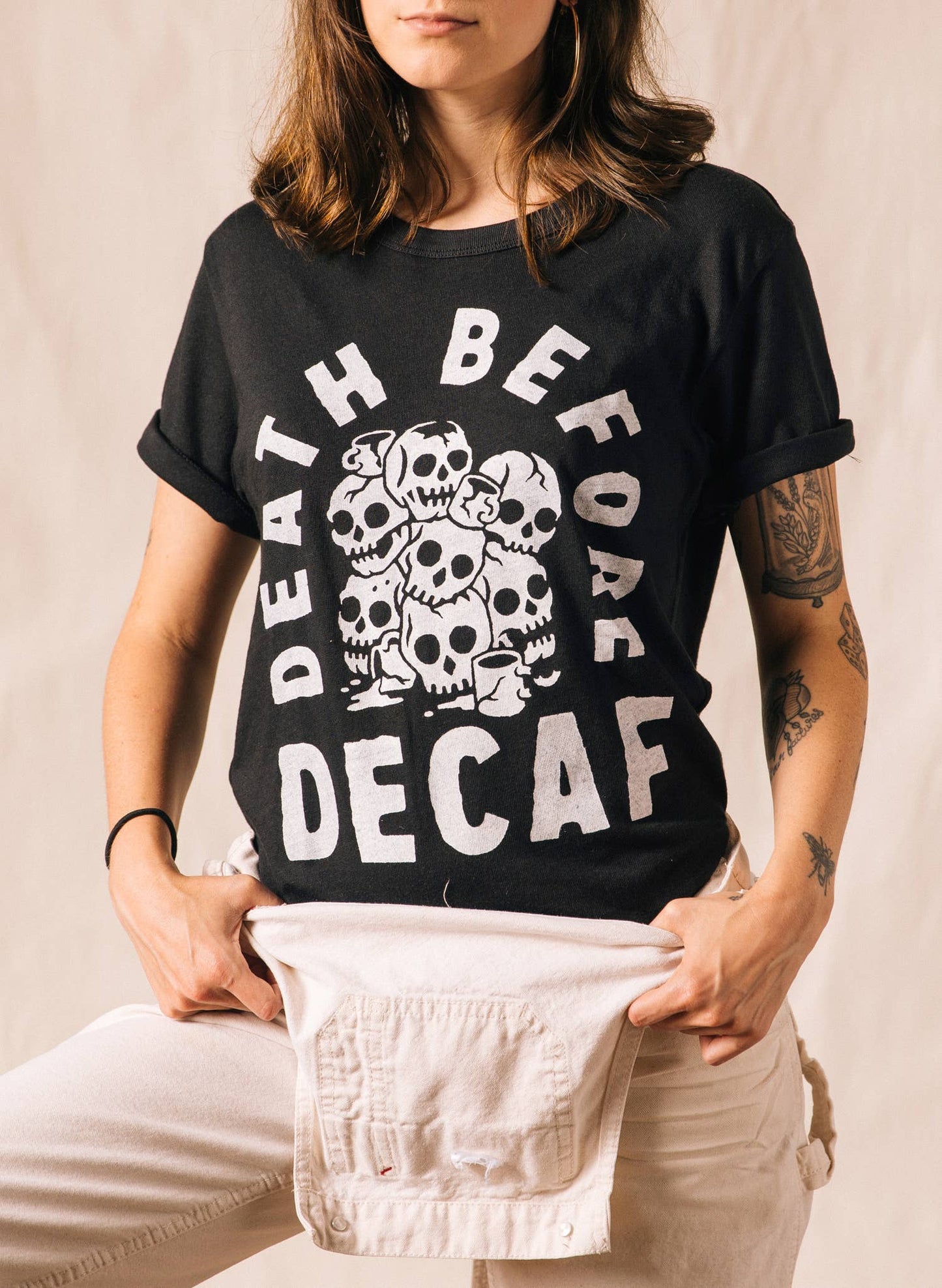 Tee (Unisex) - Death Before Decaf Coffee
