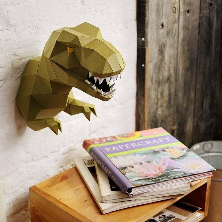 3D PaperCraft - T-Rex Wall Art