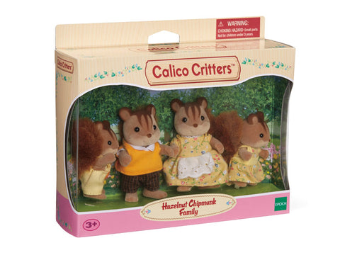 Calico Critters - Hazelnut Chipmunk Family (Reitred)