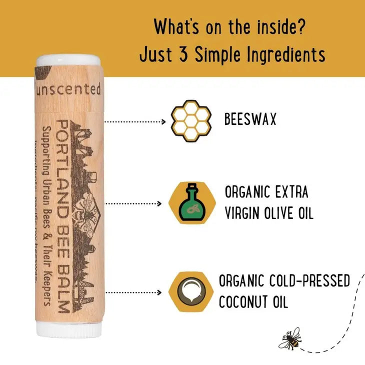 Unscented Beeswax Lip Balm