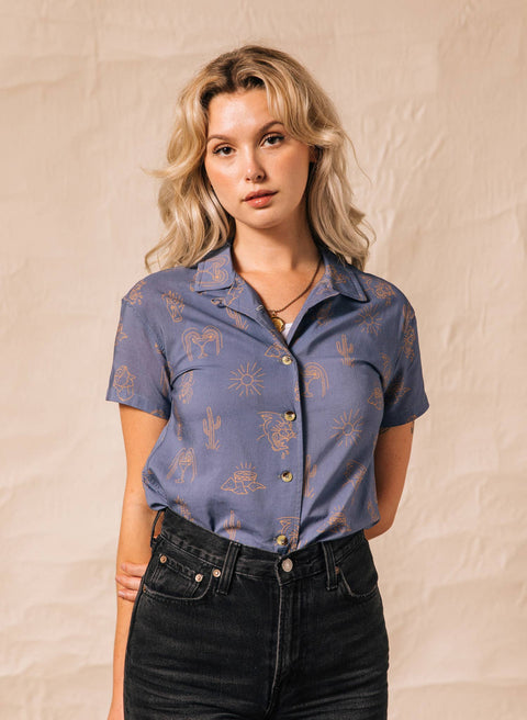 Button Up Shirt (Womens) - Adios Burritos